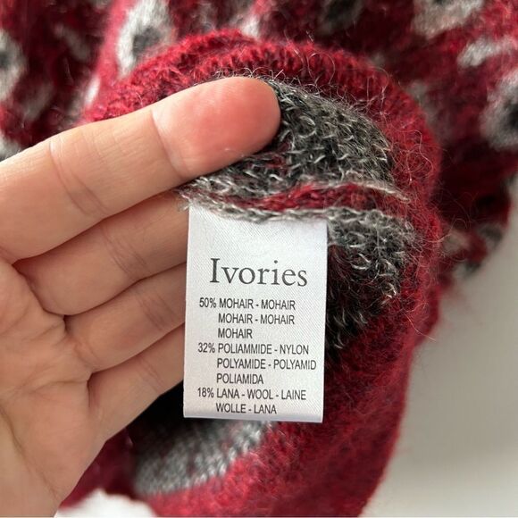 Ivories Noseason Wardrobe Mohair Wool blend sweater - Picture 10 of 14